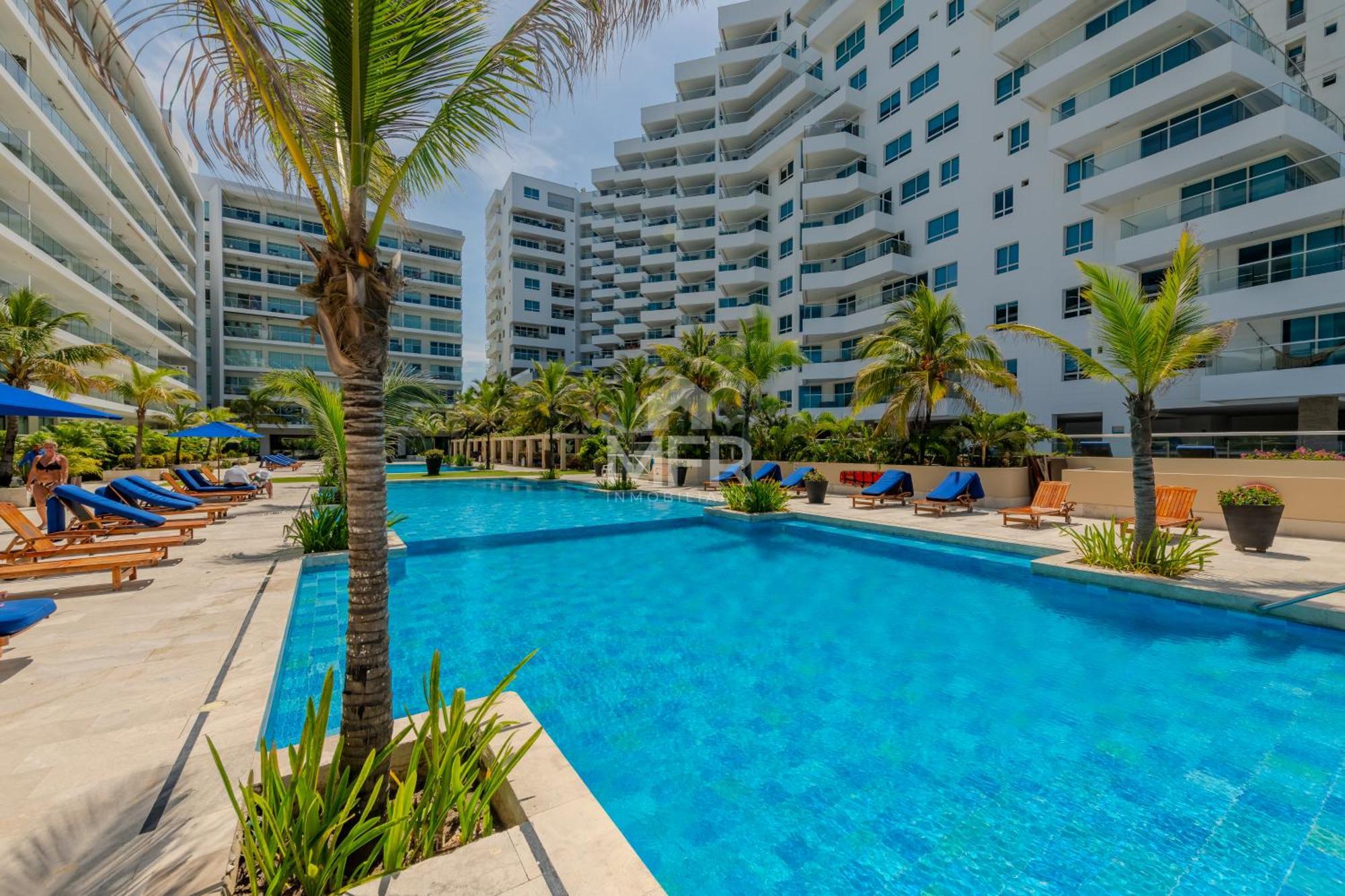 Morros Epic 2 Bedrooms Beachfront By Inmobiliaria Mfr * Cartagena